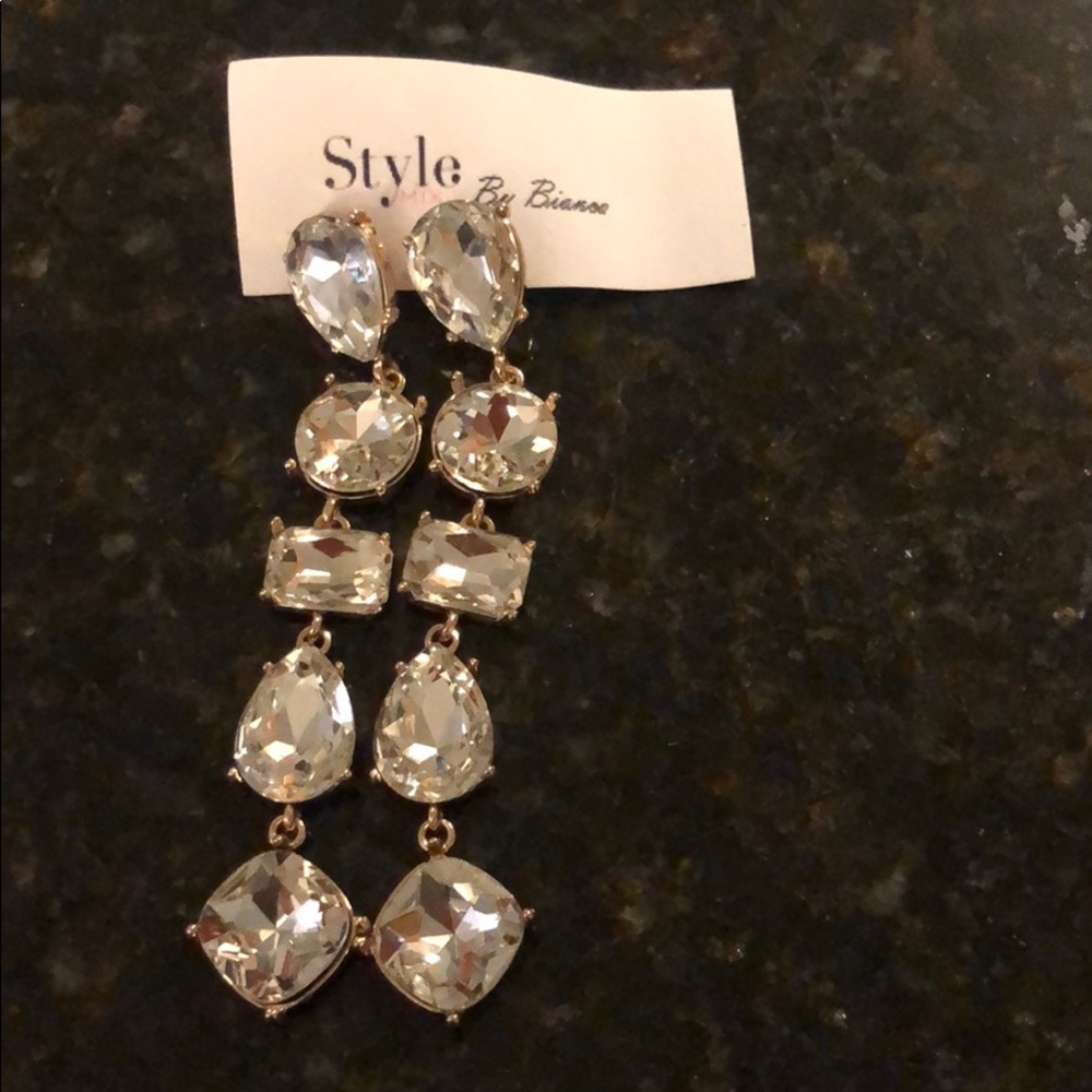 Stone Drop Earrings